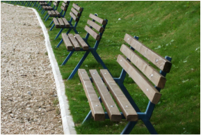 Picture :park benches