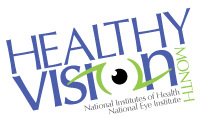 Healthy Vision Month logo from NEI