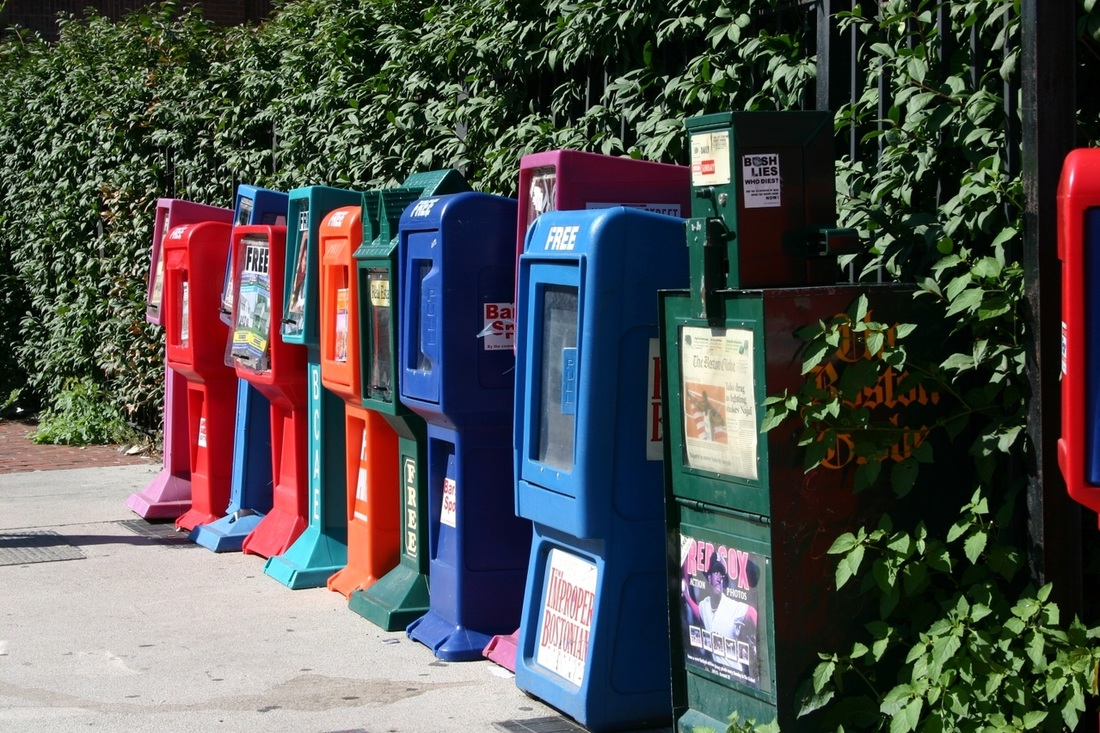 Newspaper boxes
