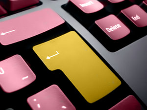 Picture of computer keyboard